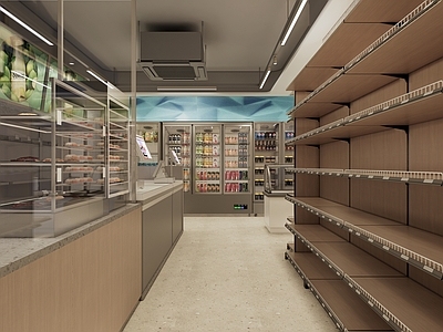 现代超市 超市生活用品区