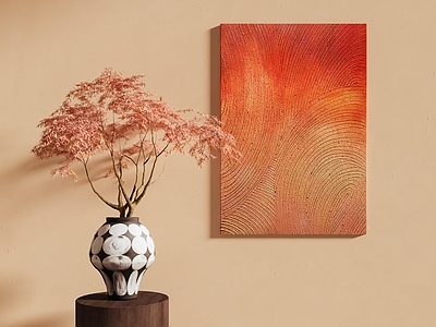 复古中古花艺 中古风花瓶摆件 花艺 装饰品 摆件 植物摆件