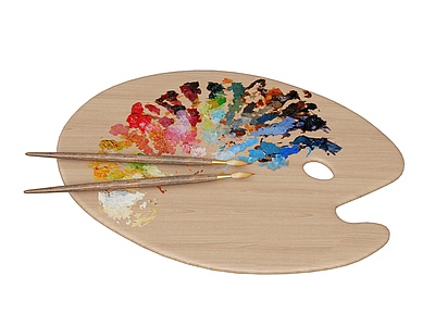 画具 画架 颜料 画板 调色板 画布