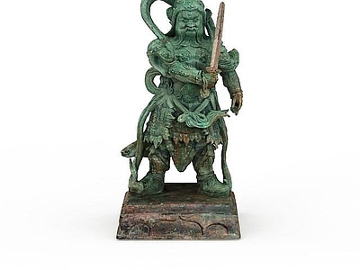 现代铜雕像