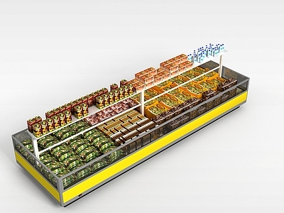 现代超市冷藏柜