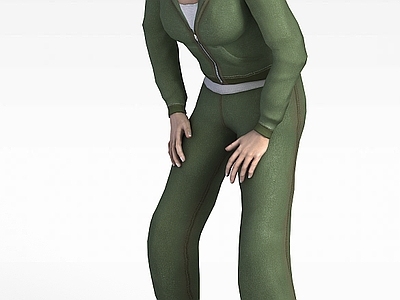 现代运动女子