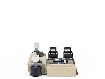现代风格沙发组合