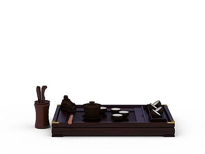 现代摆件组合 中式茶具
