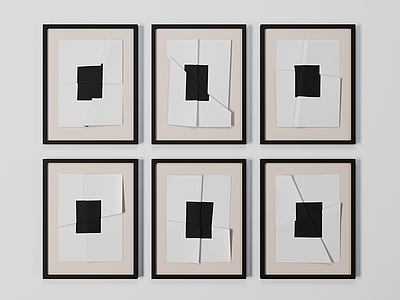 现代极简挂画 玄关挂画 墙饰 装饰画 抽象画 画框
