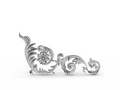 现代摆件组合 欧式雕花装饰构件
