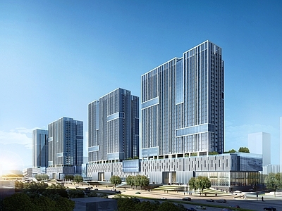 现代办公楼建筑 现代高层办公大楼 高层研发中心 高层商务公寓楼 平面立面剖面 施工图