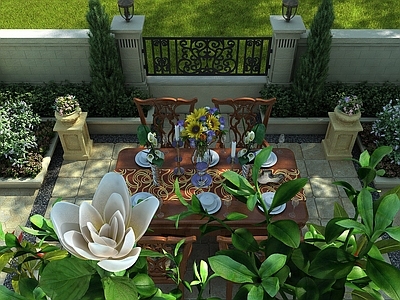 现代其他景观小品 现代景观小品 现代私家花园 现代私家庭院