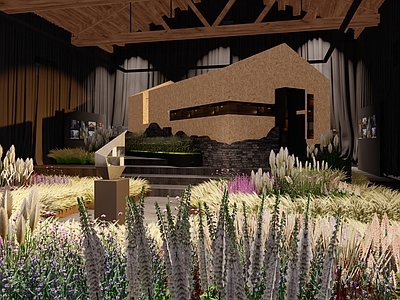 新中式乡村振兴展厅 展厅