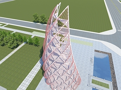 现代艺术风格建筑 景观 异形建筑