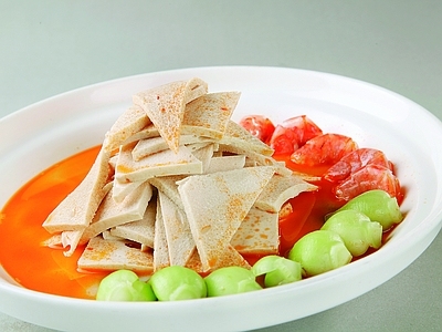 现代其他纸书本 鲜虾炖豆糕 菜单 海报