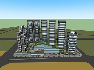 现代新中式研发厂房 公寓 酒店 商业 办公 深圳居住