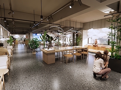 新中式现代其他文化空间 城市书房 书店 活动场所 城市第三空间
