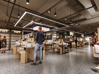现代新中式其他文化空间 书店 阅读空间 城市书房 城市第三空间