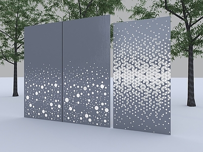 建筑材料 现代穿孔板 金属穿孔板