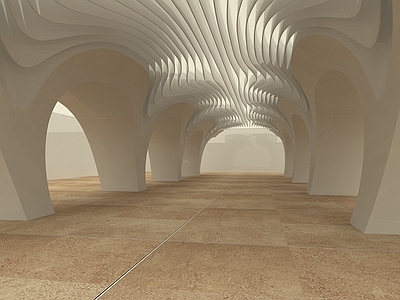 现代车站外观 车站走廊 飞机场 车站