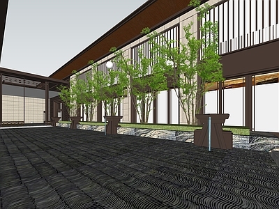 新中式小公建 售楼处新中式