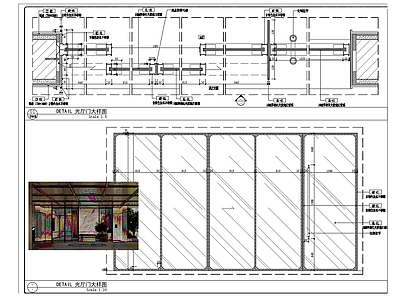 入户门 光厅入户门节点 施工图