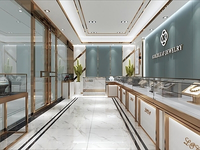 现代珠宝店 珠宝店 金店 黄金首饰店