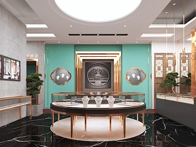 现代珠宝店 金店 珠宝店 黄金首饰店