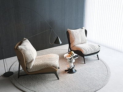 意式休闲椅 休闲单椅 单人沙发 休闲椅 椅子 休闲沙发