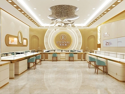 现代珠宝店 金店 珠宝店 黄金首饰店