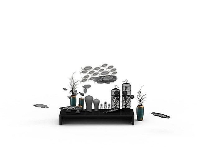 现代办公室陈设品