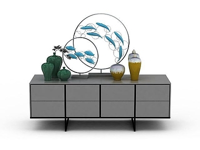 现代客厅陈设品