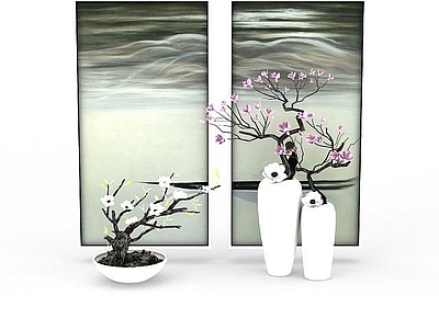 现代客厅陈设品