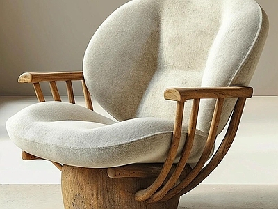 现代休闲椅 艺术意式极简沙发