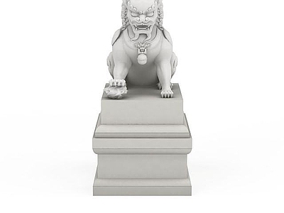 现代狮子雕塑