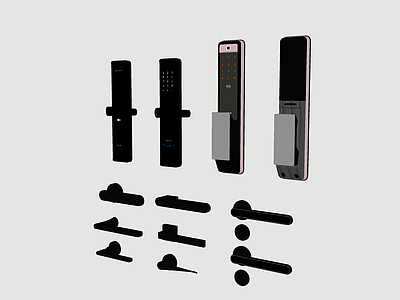 锁 钥匙 现代门锁 门把手