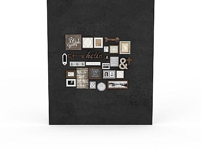 现代摆件组合 欧式墙面装饰品