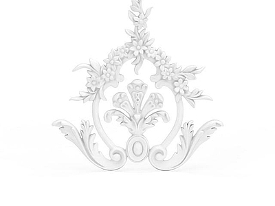 现代其他景观小品 欧式建筑装饰雕花