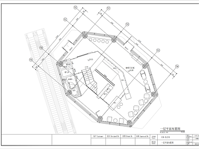 原木现代整体办公空间 办公空 施工图