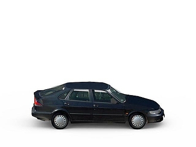 现代汽车 深蓝色小轿车