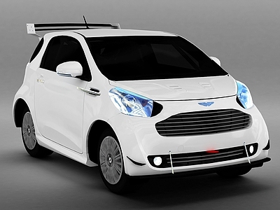 现代汽车 aston白色中型轿车