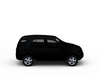现代汽车 黑色中型轿车