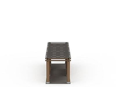 现代其他景观小品 新中式廊架