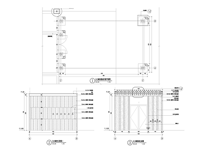 现代廊架 廊架 施工图
