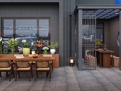 现代其他公共空间 花园