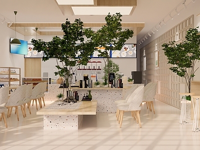 现代奶油蛋糕店 烘琣店 施工图