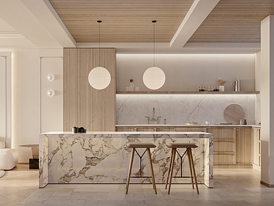 轻奢极简家居客厅 横厅 高级灰客厅 黑白客厅 去客厅化