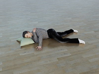 男人 睡眠 躺 休息 睡觉 居家