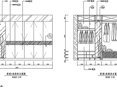 柜体节点 柜体节点大样 施工图