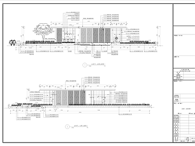 现代新中式廊架 会客厅水景廊架 钢结构廊架 施工图