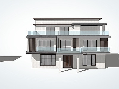 现代乡村民房 别墅自建房