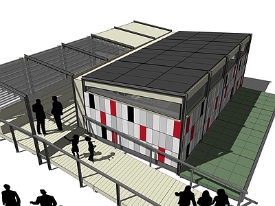 现代餐饮建筑 商业建筑