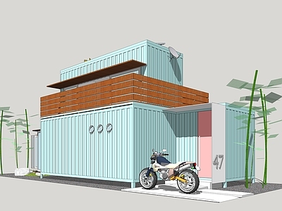 集装箱 集装箱建筑 集装箱休息驿站 临时建筑