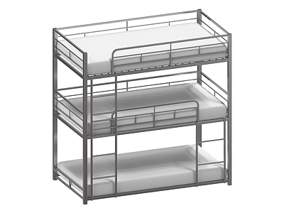 现代上下床 三层床 宿舍床 上下床 架子床 寝室床